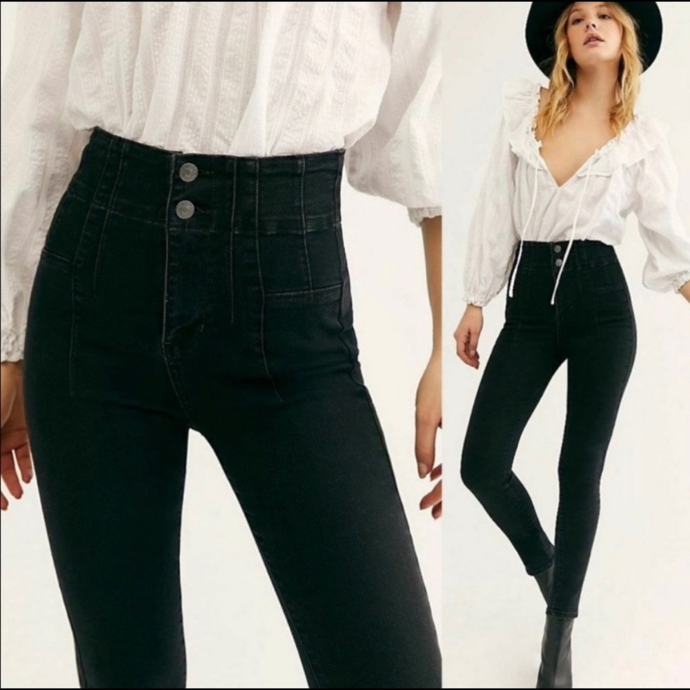 Free People Size 28 Dark Shadow Denim Jeans